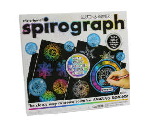 Scratch & Shimmer Spirograph